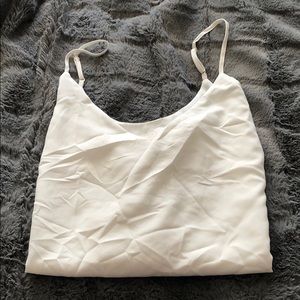 White flowy cami size XL